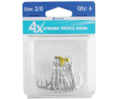 AQUA MARINE - Treble Hook 4X Strong